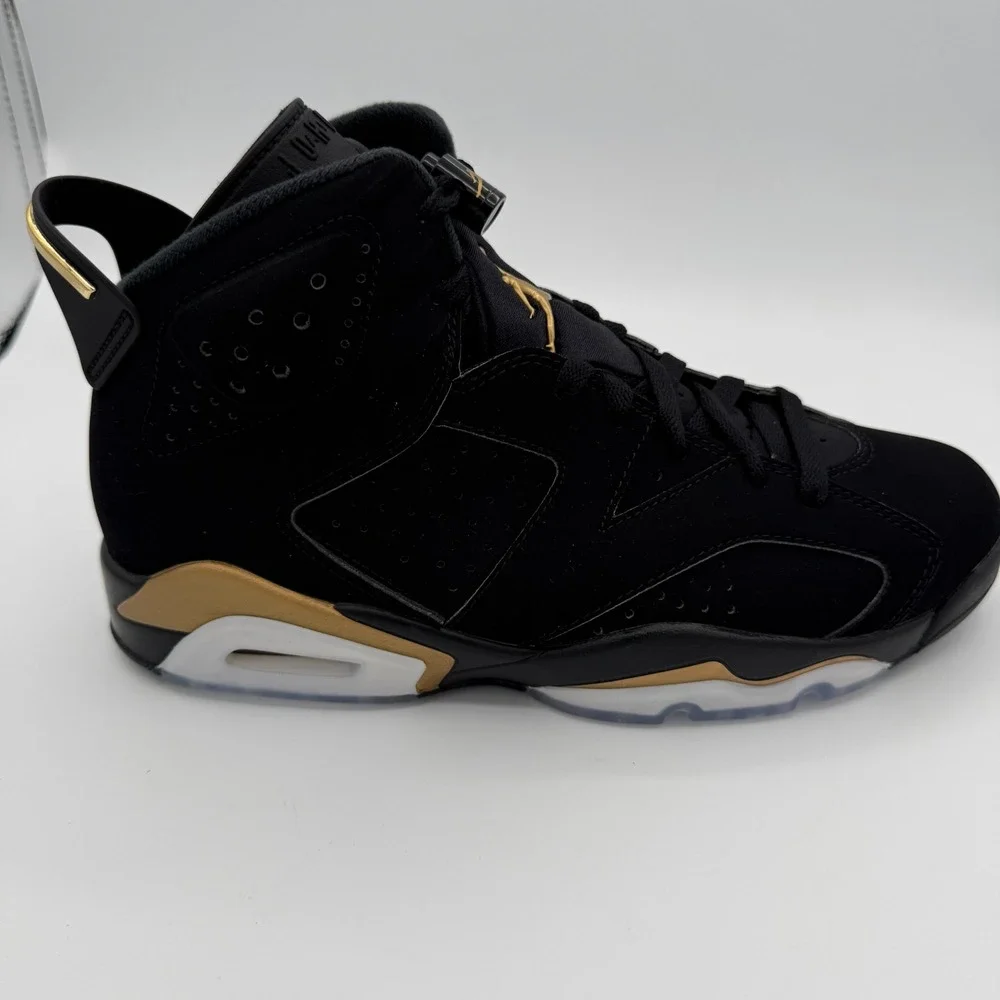 Air Jordan 6‎ Defining Moments Retro CT4954-007 Men's 8 Shoes Black Gold New